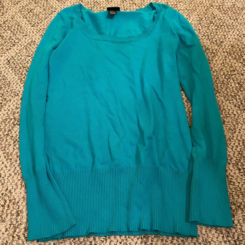 Rue 21 solid blue sweater